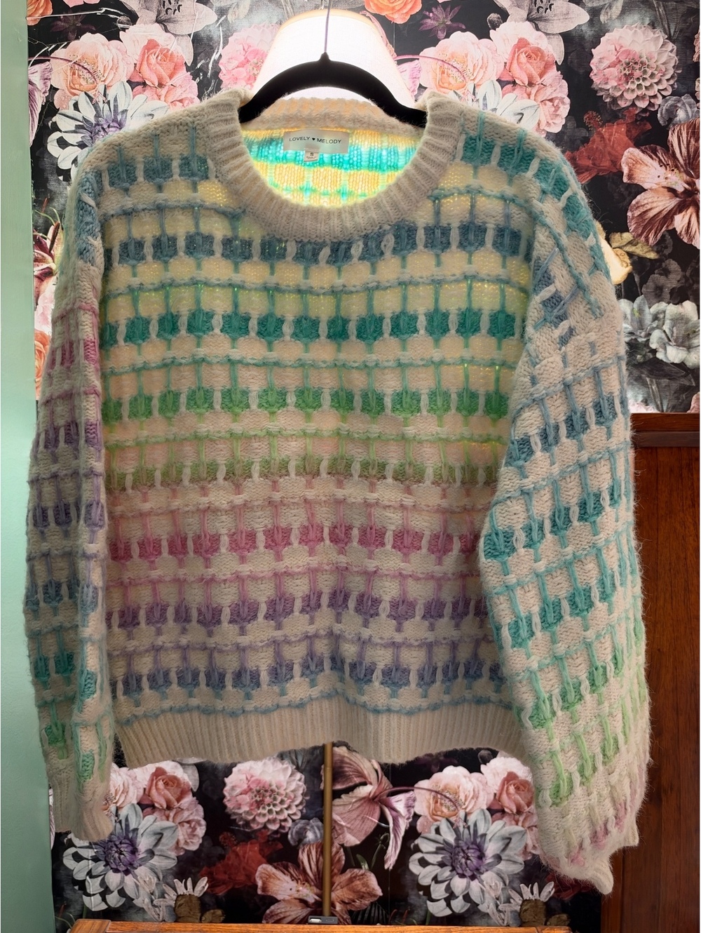 Lovely Melody Fuzzy Cozy Sweater